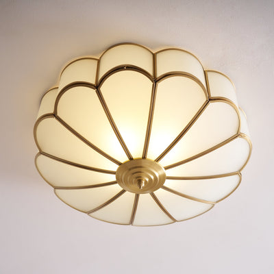 Delira Plafondlamp Glazen Bloemvorm