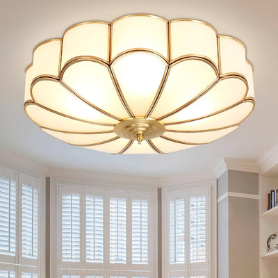 Delira Plafondlamp Glazen Bloemvorm