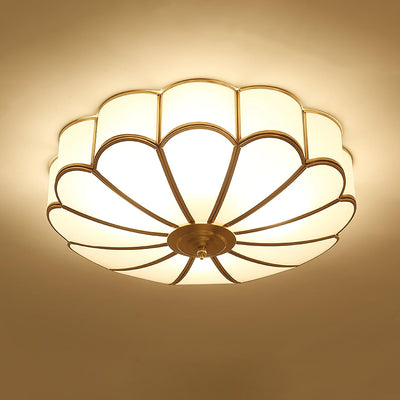 Delira Plafondlamp Glazen Bloemvorm