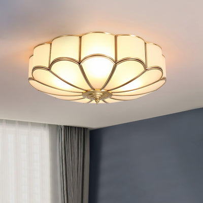 Delira Plafondlamp Glazen Bloemvorm