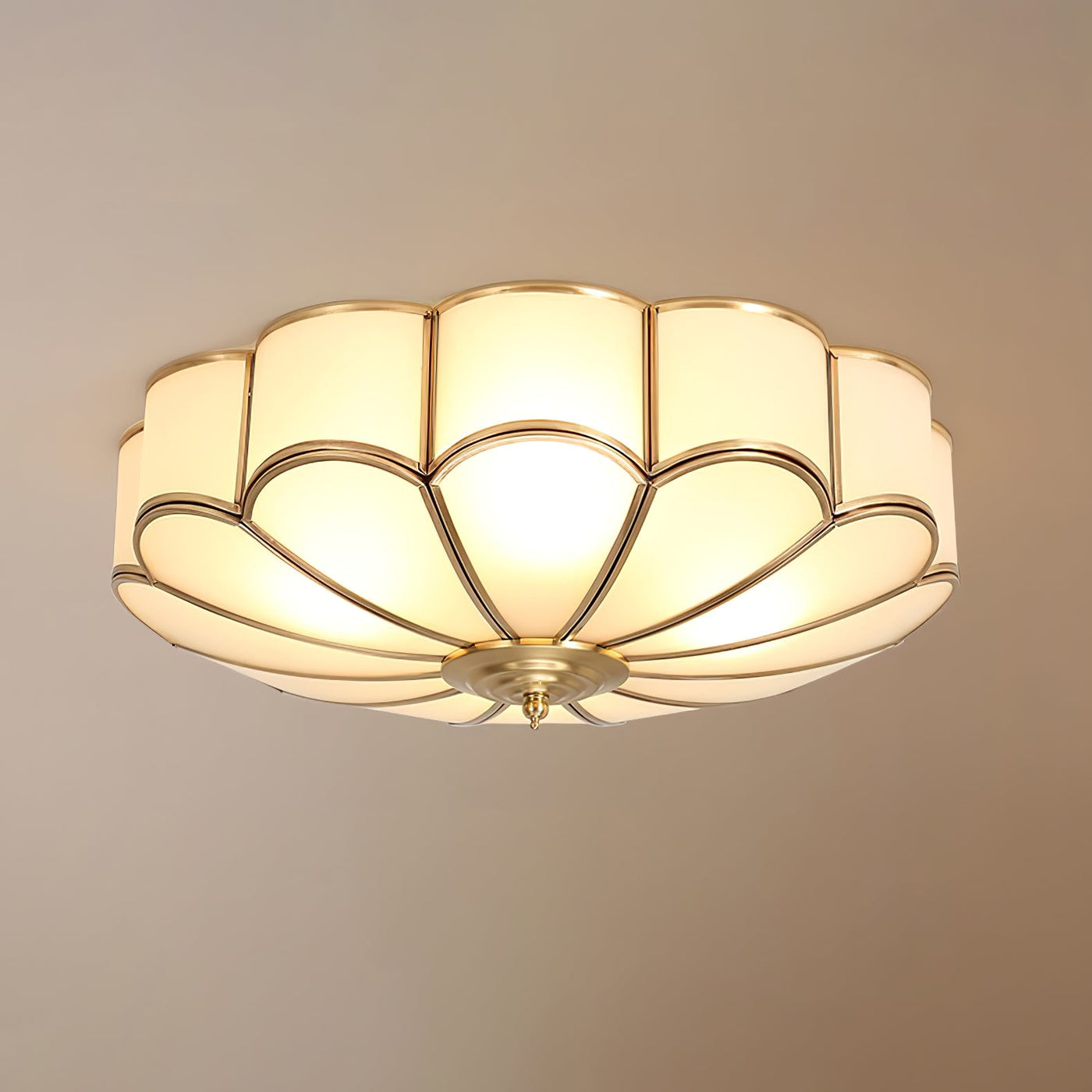 Delira Plafondlamp Glazen Bloemvorm
