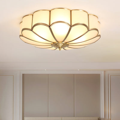 Delira Plafondlamp Glazen Bloemvorm
