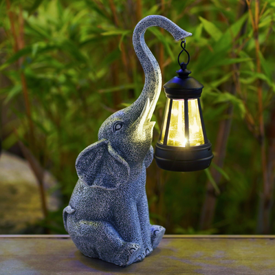 Delira Solar Tuinlamp Olifantvorm