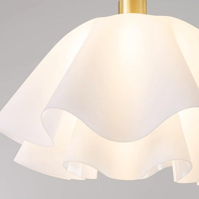 Delira Plafondlamp Gevouwen Witte Kap