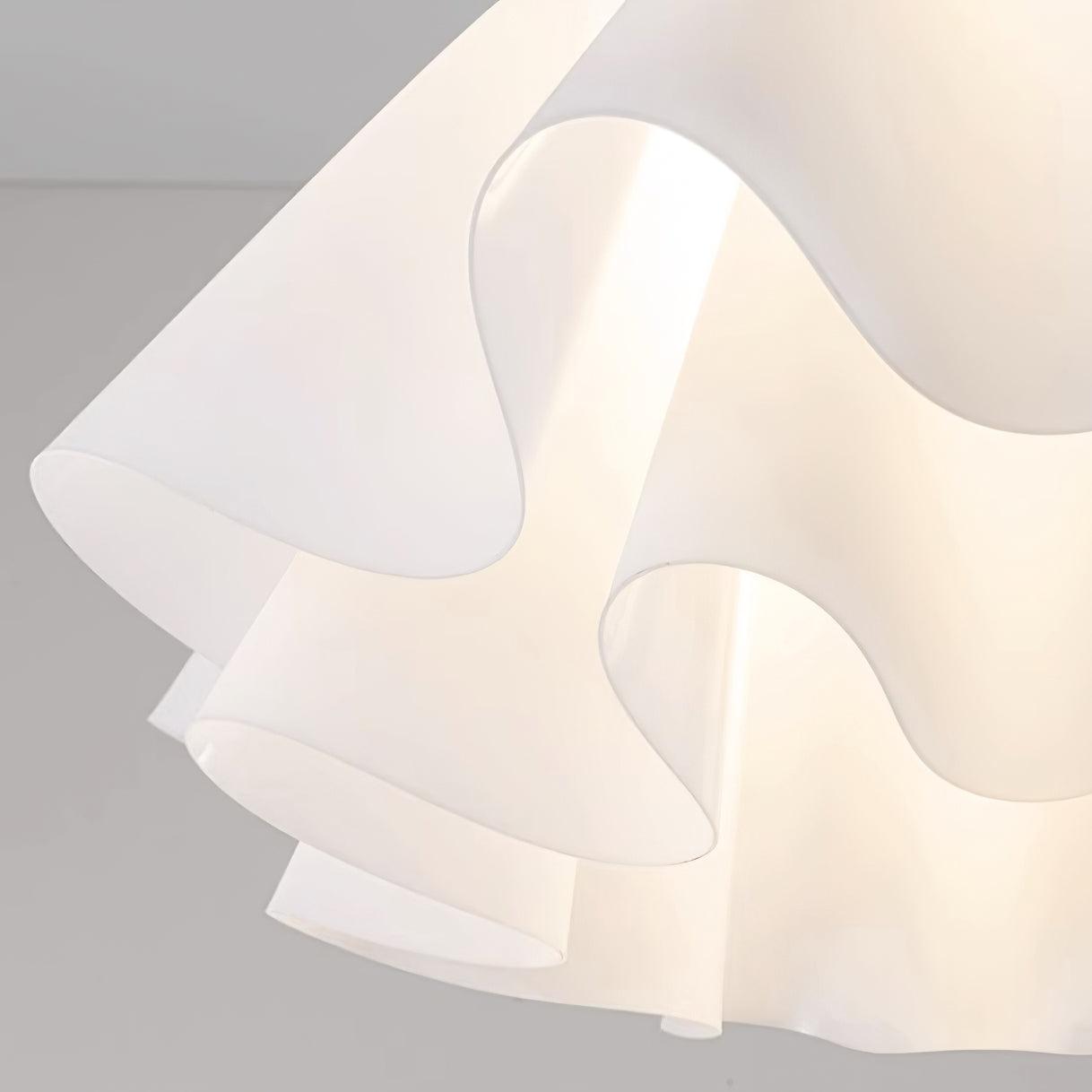 Delira Plafondlamp Gevouwen Witte Kap