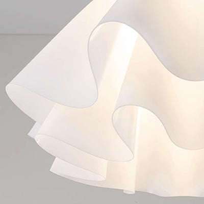 Delira Plafondlamp Gevouwen Witte Kap