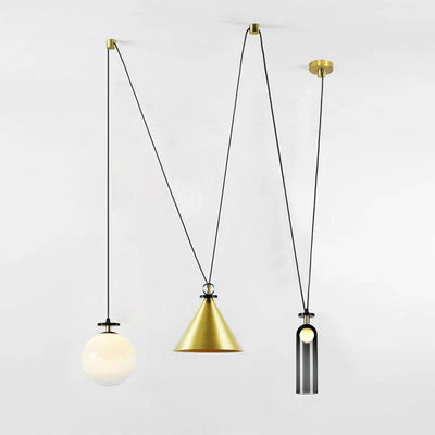 Delira Hanglamp Geometrisch Glas en Metaal