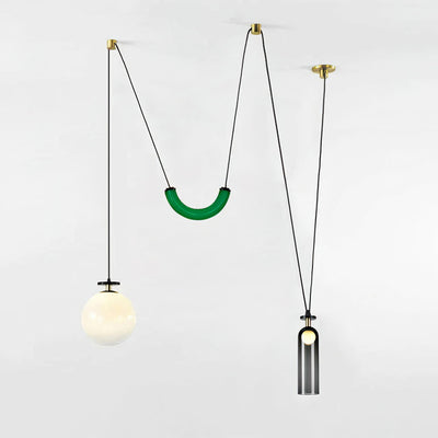 Delira Hanglamp Geometrisch Glas en Metaal