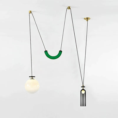 Delira Hanglamp Geometrisch Glas en Metaal