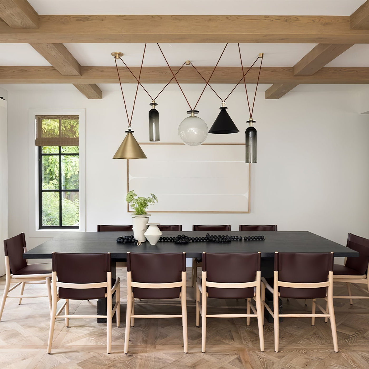 Delira Hanglamp Geometrisch Glas en Metaal