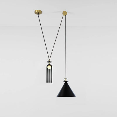 Delira Hanglamp Geometrisch Glas en Metaal