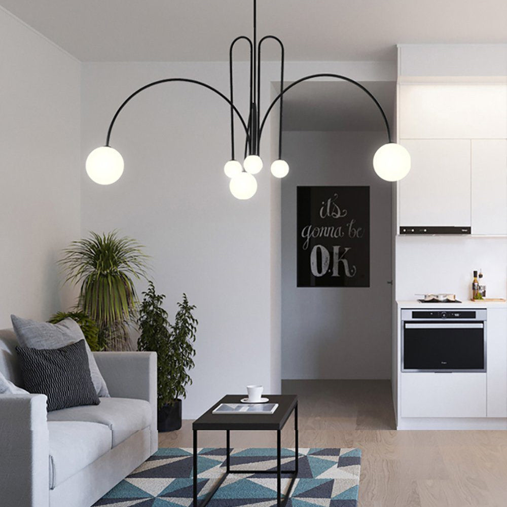 Delira Hanglamp Glazen Bollen Luxe Design