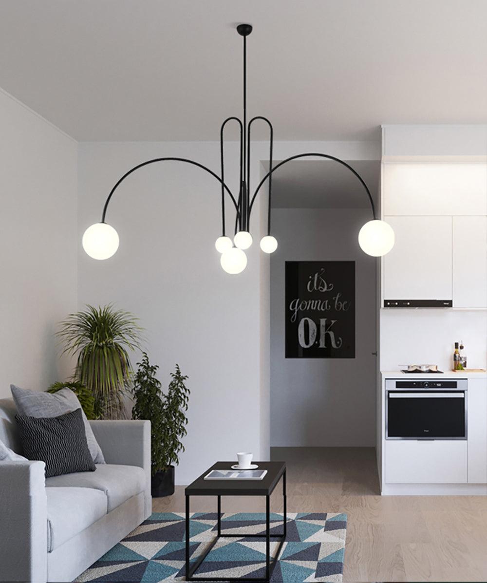 Delira Hanglamp Glazen Bollen Luxe Design