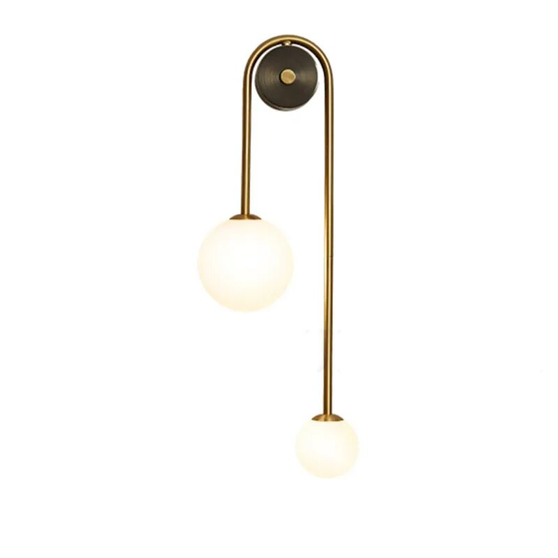 Delira Wandlamp Scandinavisch Glas Metaal Design