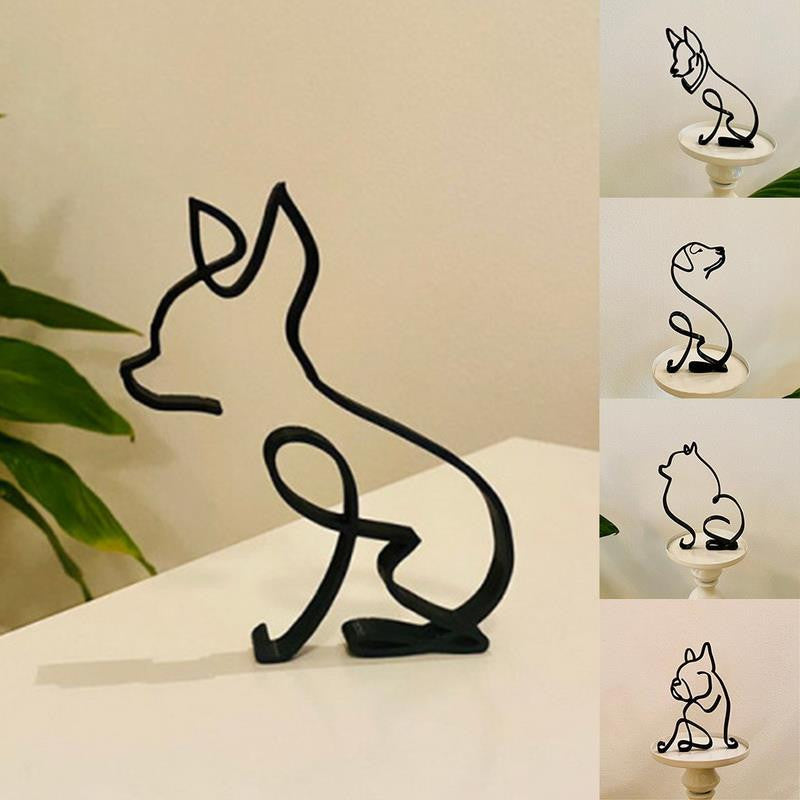 Delira Decoratief Dierenbeeld Hond of Kat