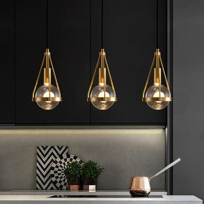 Delira Hanglamp Goud Bloemlicht