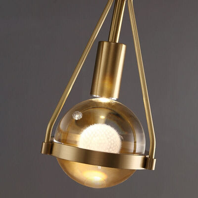 Delira Hanglamp Goud Bloemlicht