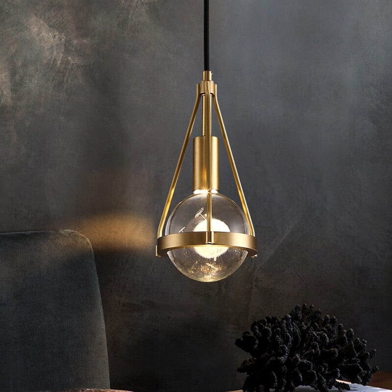 Delira Hanglamp Goud Bloemlicht