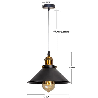 Delira Hanglamp Vintage Retro Metaal Design