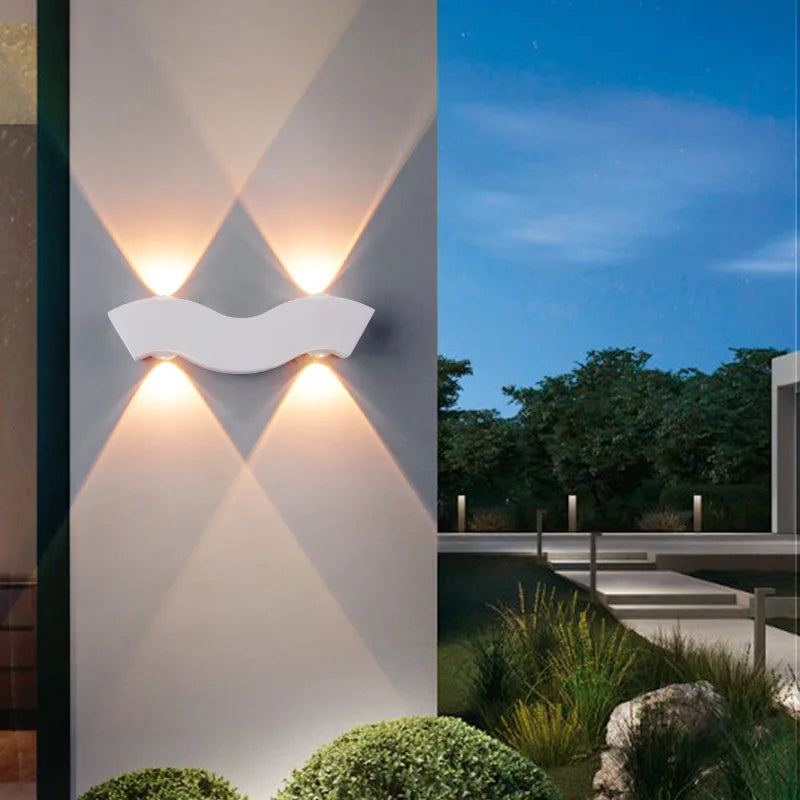 Delira Moderne Waterdichte LED Buitenlamp Wand
