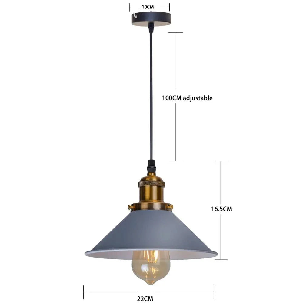 Delira Hanglamp Vintage Retro Metaal Design