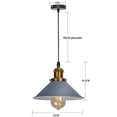 Delira Hanglamp Vintage Retro Metaal Design