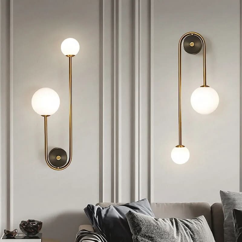 Delira Wandlamp Scandinavisch Glas Metaal Design