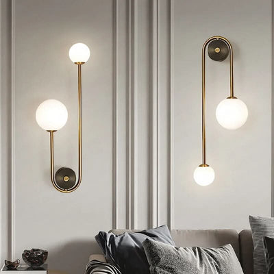 Delira Wandlamp Scandinavisch Glas Metaal Design