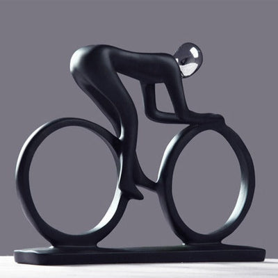 Delira Beeldje Abstracte Wielrenner Nordic Kunstobject