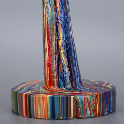 Delira Beeldje Abstract Gezicht Handbeschilderd Kunstobject