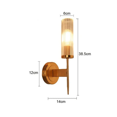 Delira Wandlamp Klassiek Glas Metaal Design