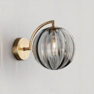 Delira Wandlamp Ronde Glazen Kap