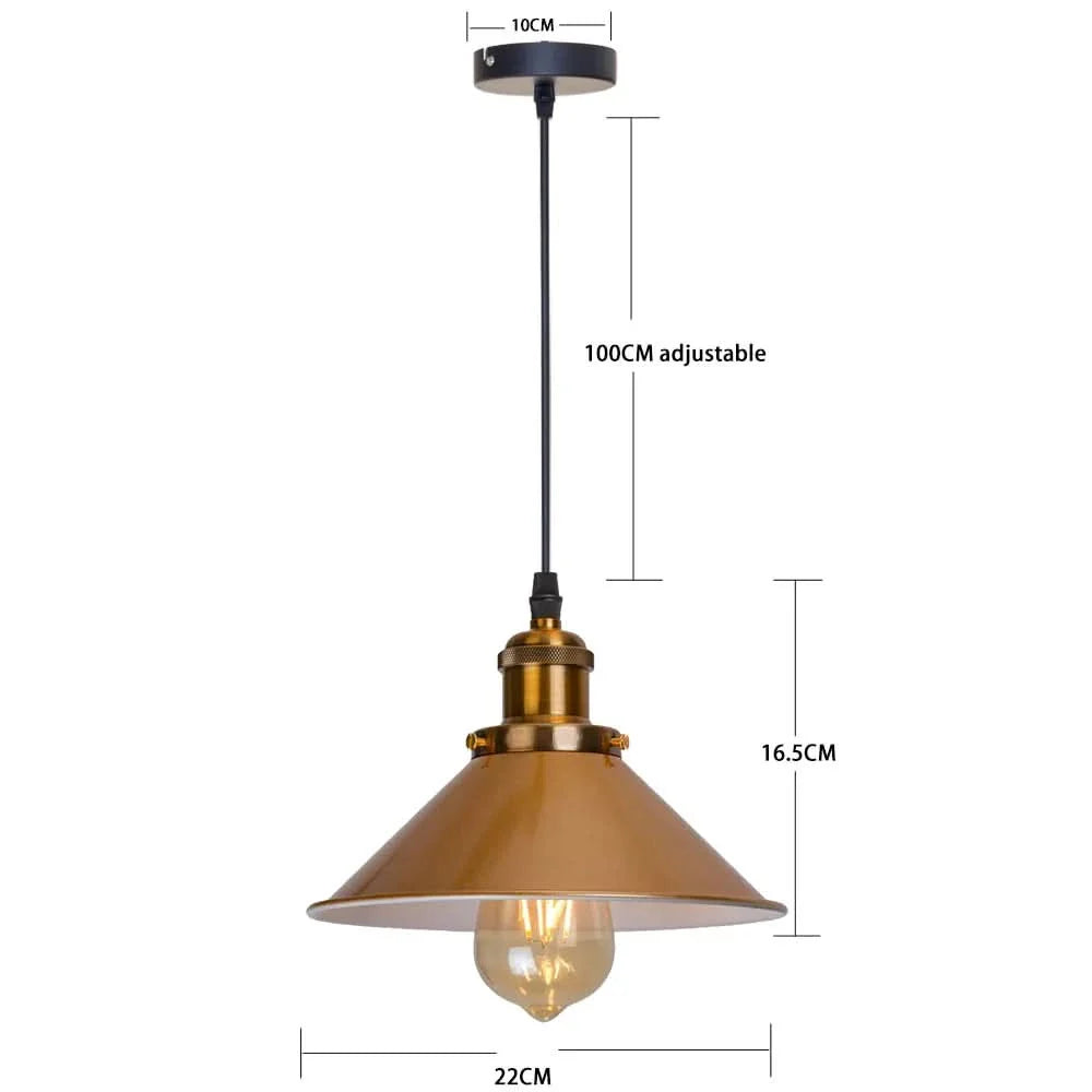 Delira Hanglamp Vintage Retro Metaal Design