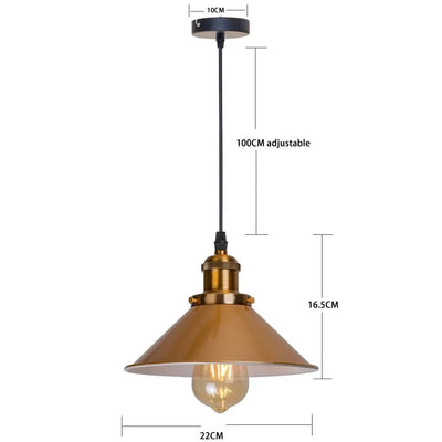 Delira Hanglamp Vintage Retro Metaal Design