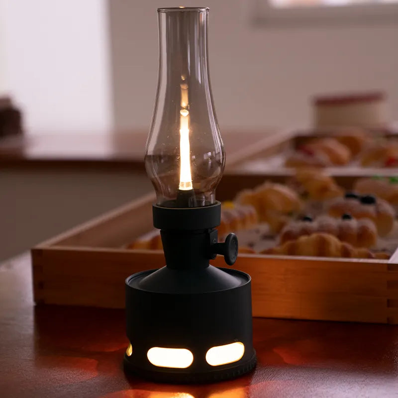 Delira Tafellamp Vintage LED Lantaarn Oplaadbaar