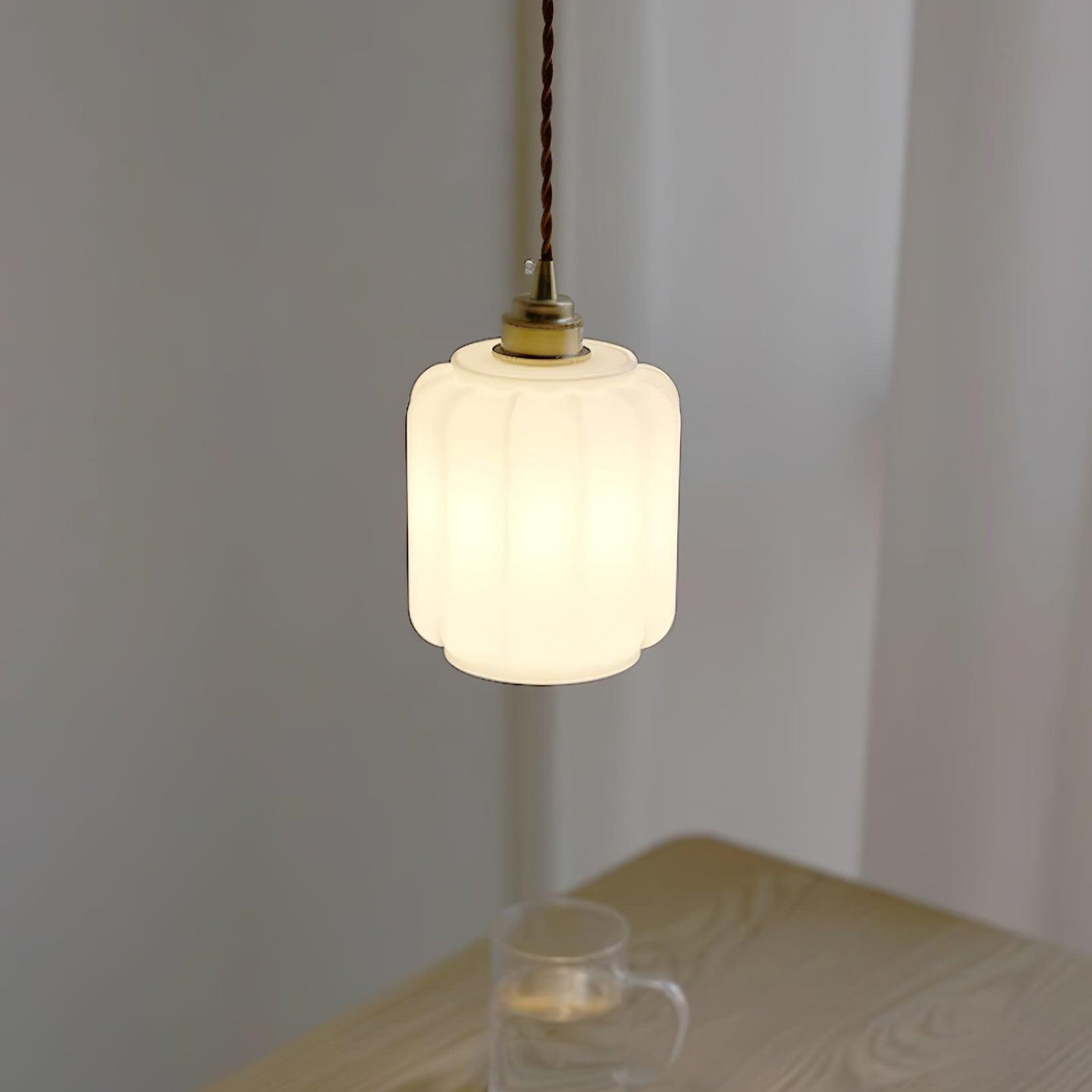 Delira Hanglamp Glas en Messing
