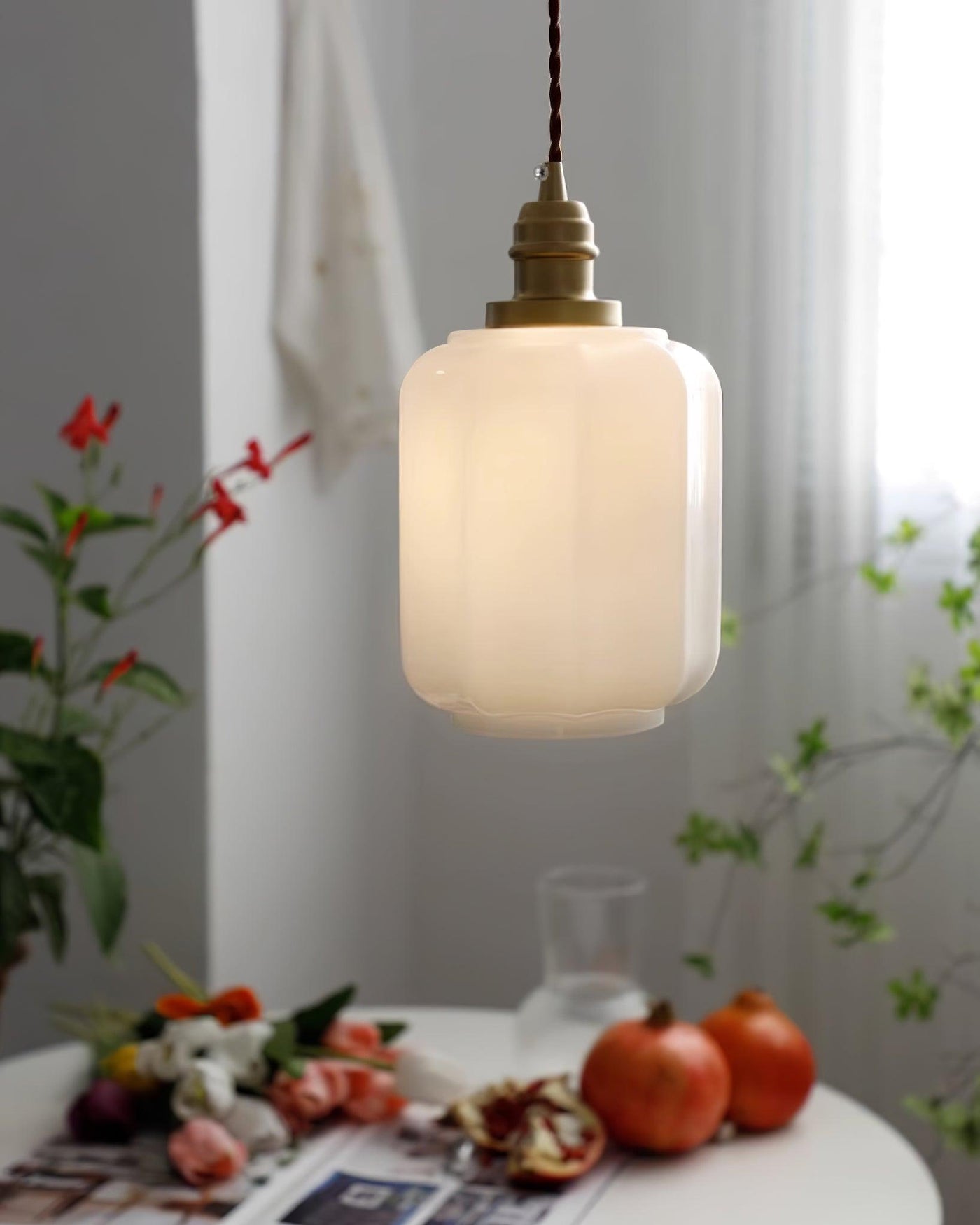 Delira Hanglamp Glas en Messing