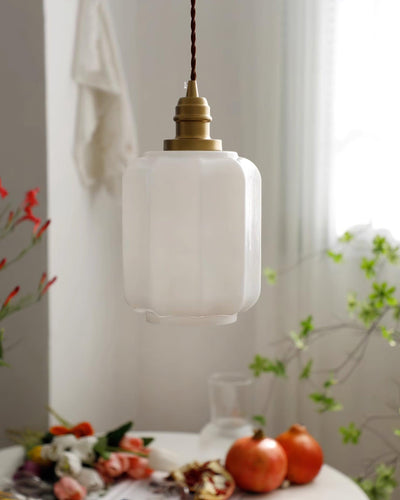 Delira Hanglamp Glas en Messing