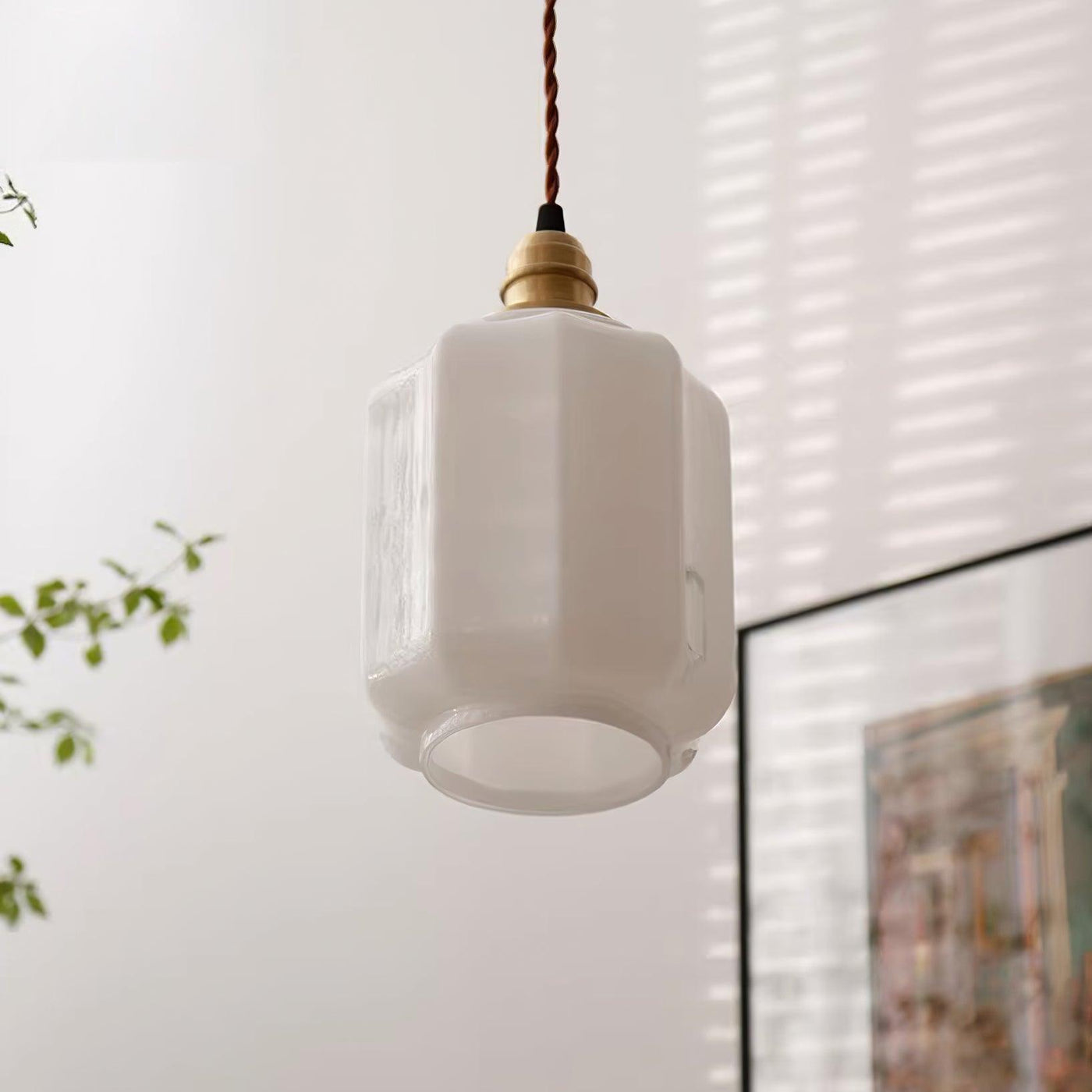 Delira Hanglamp Glas en Messing