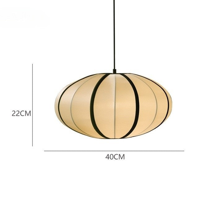 Delira Hanglamp Zijde Pompoenvorm
