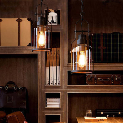 Delira Hanglamp Industrieel Glas Vintage
