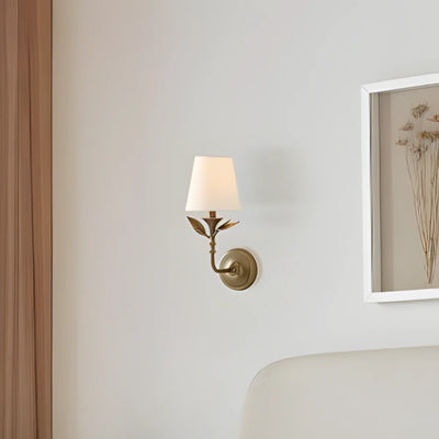 Delira Wandlamp Bloemvorm Antiek Messing