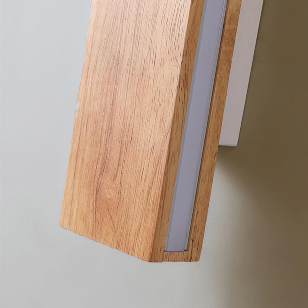 Delira Wandlamp Rechthoekig Hout Minimalistisch