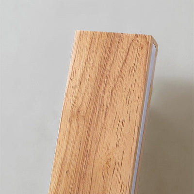 Delira Wandlamp Rechthoekig Hout Minimalistisch