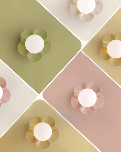 Delira Wandlamp Bloemvorm Glasdecor