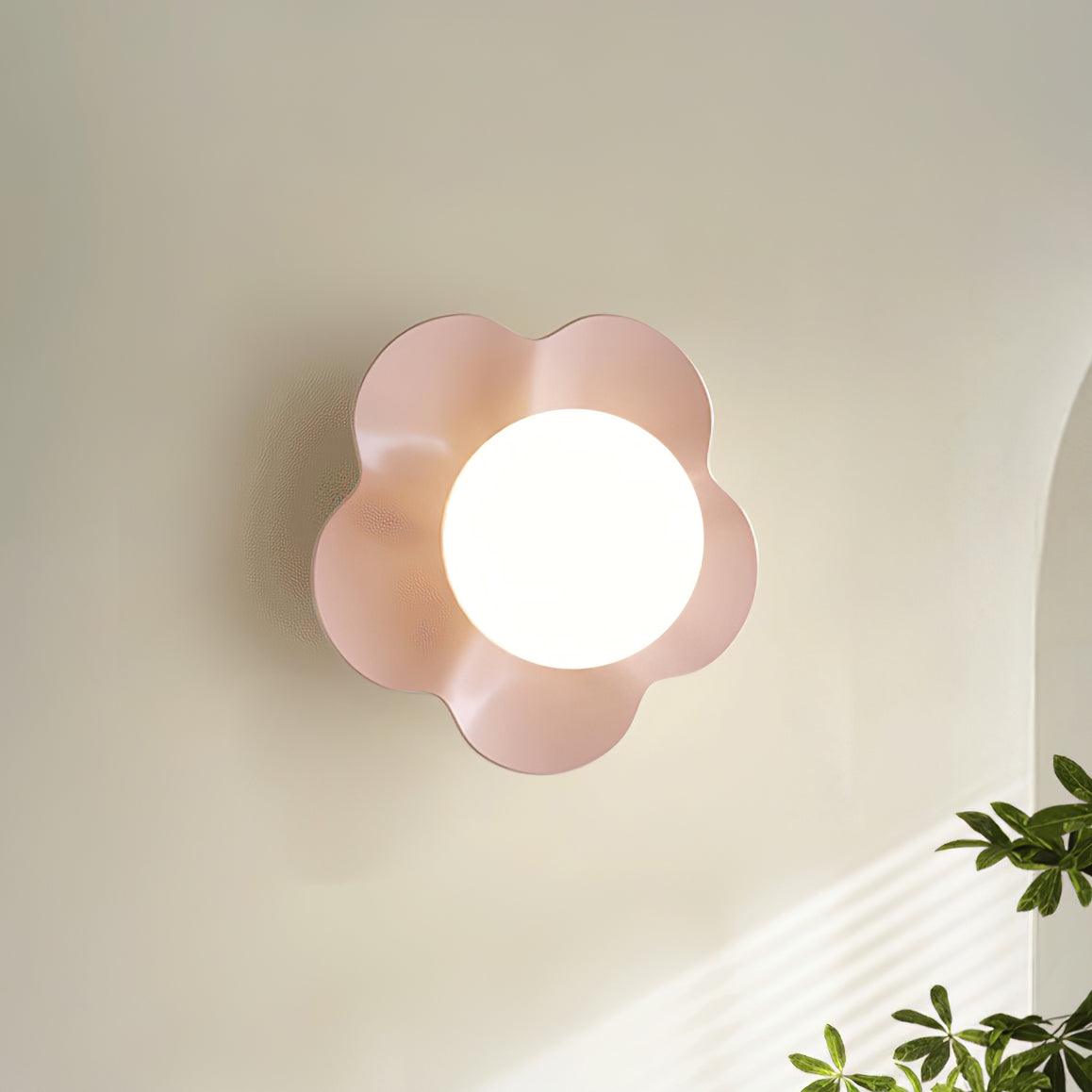 Delira Wandlamp Bloemvorm Glasdecor