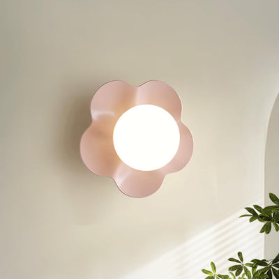 Delira Wandlamp Bloemvorm Glasdecor