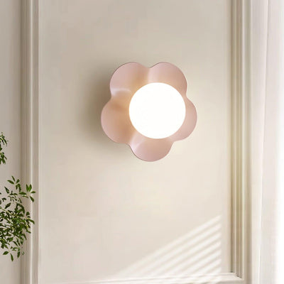 Delira Wandlamp Bloemvorm Glasdecor