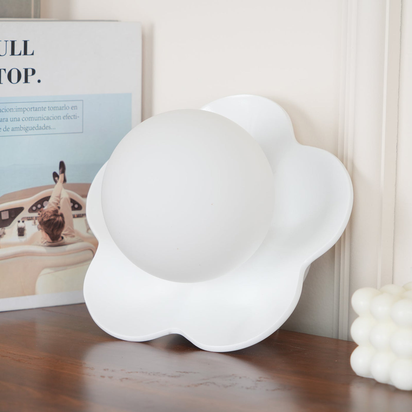 Delira Wandlamp Bloemvorm Glasdecor