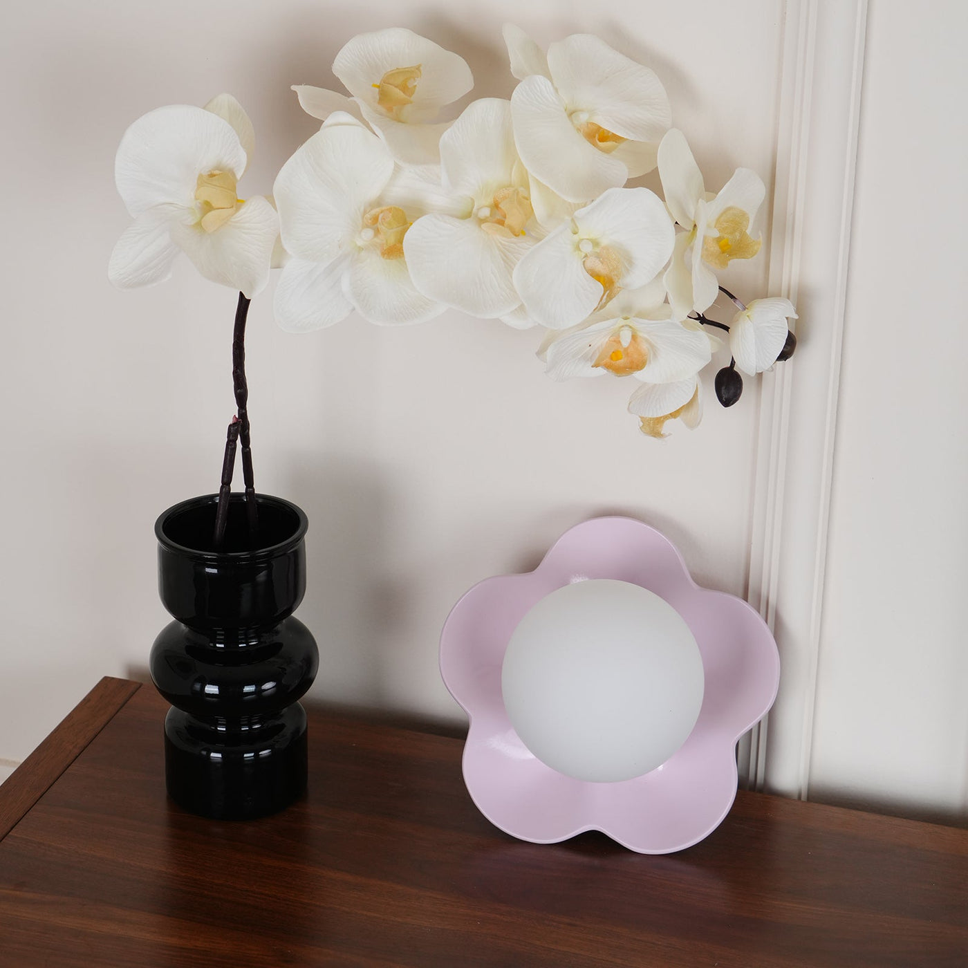 Delira Wandlamp Bloemvorm Glasdecor